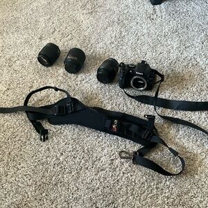 Nikon D5200 Camera kit for sale.